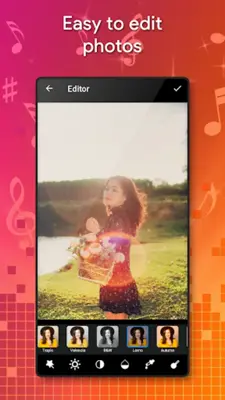 Video maker with photo & music android App screenshot 1