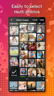 Video maker with photo & music android App screenshot 2