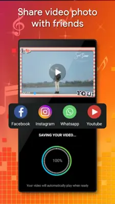 Video maker with photo & music android App screenshot 5